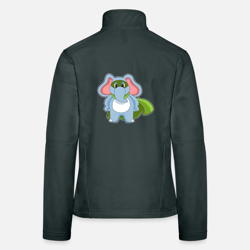 Héros éléphant Veste en tissu softshell Femme