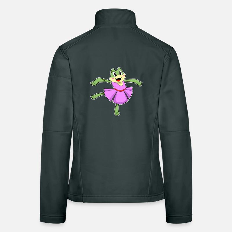 Danse du ballet des grenouilles Veste en tissu softshell Femme