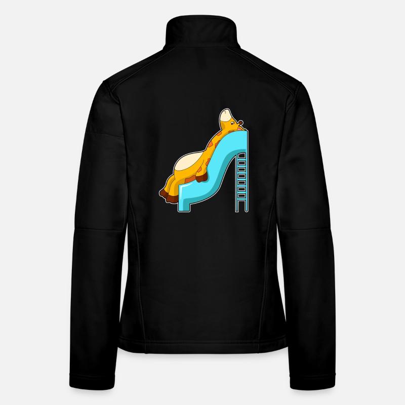 Giraffe Slide Women's Softshell Jacket