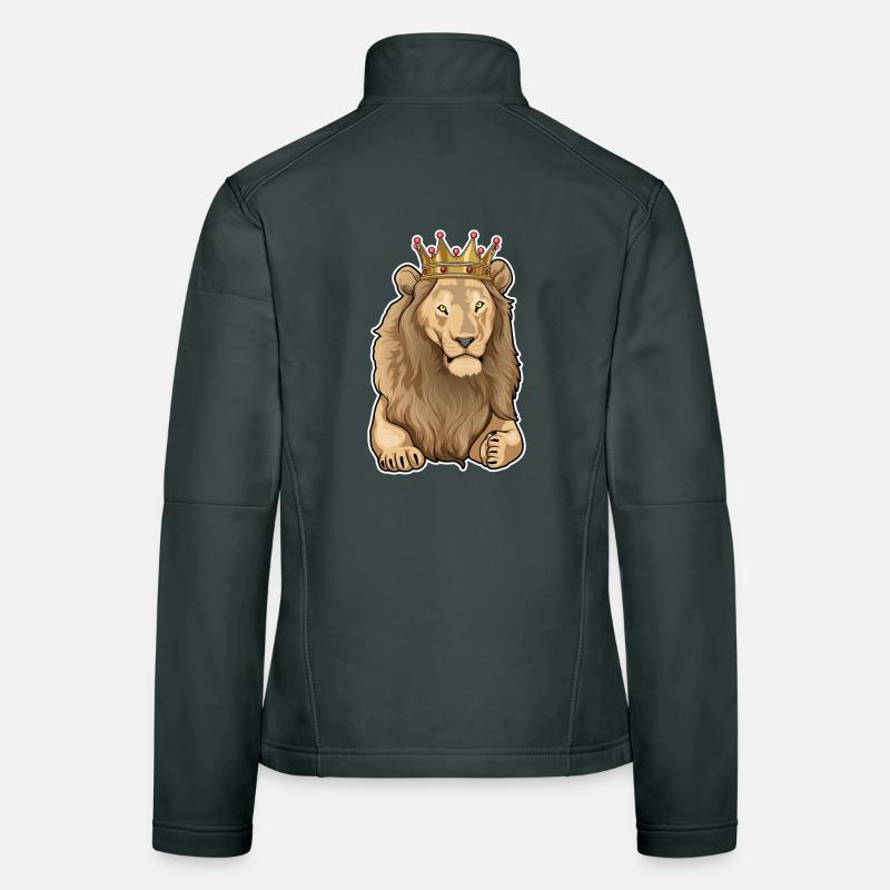 Löwe Krone Frauen Softshelljacke