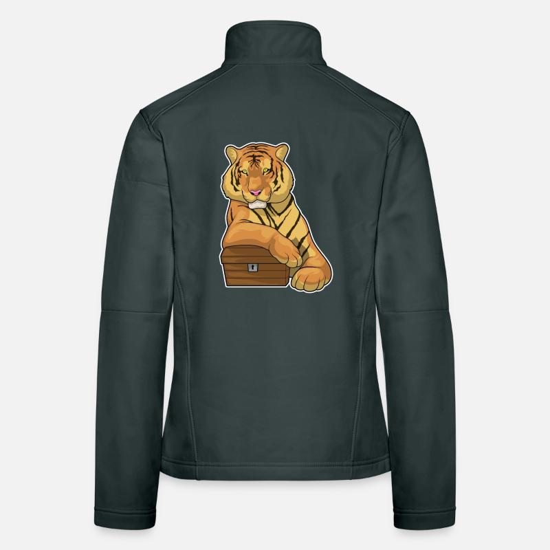 Tiger Schatzkiste Frauen Softshelljacke