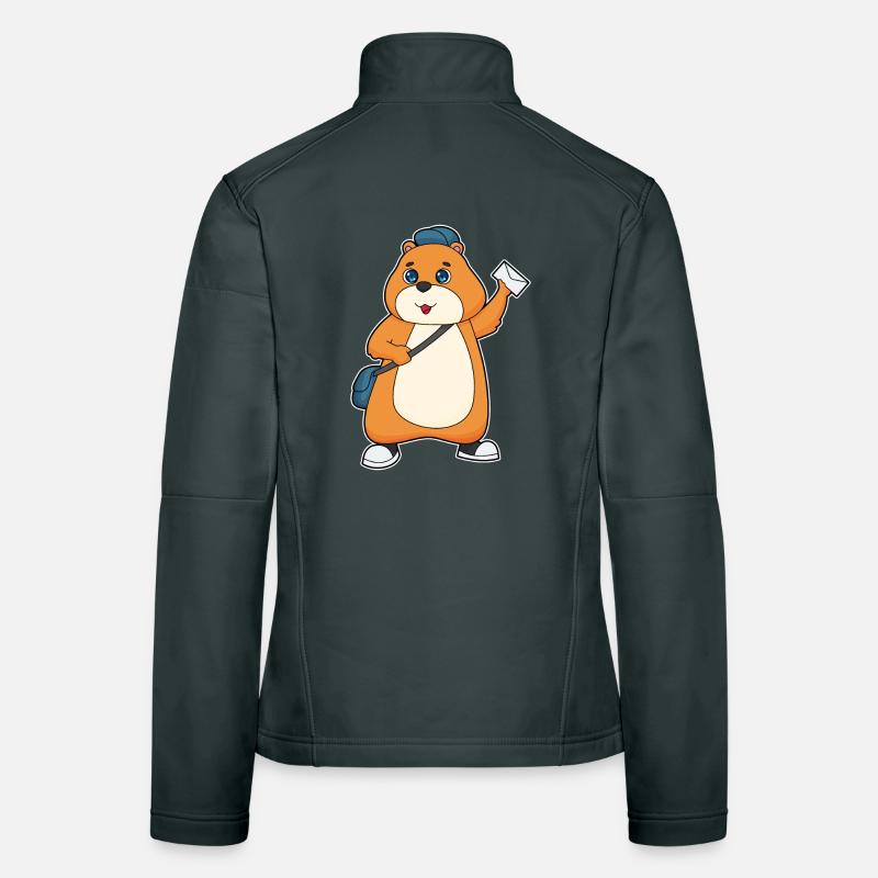 Hamster Briefträger Brief Frauen Softshelljacke