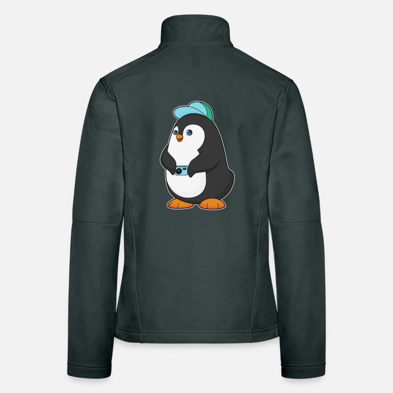 Caméra Pingouin Veste en tissu softshell Femme