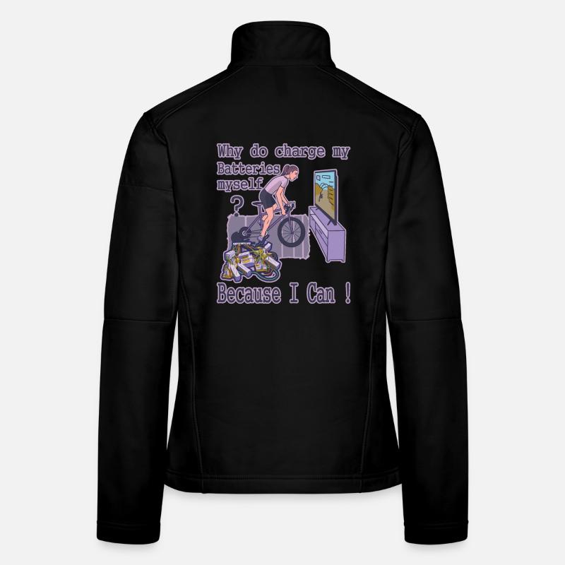 Warum ich meine Akkus selber lade ? Frauen Softshelljacke