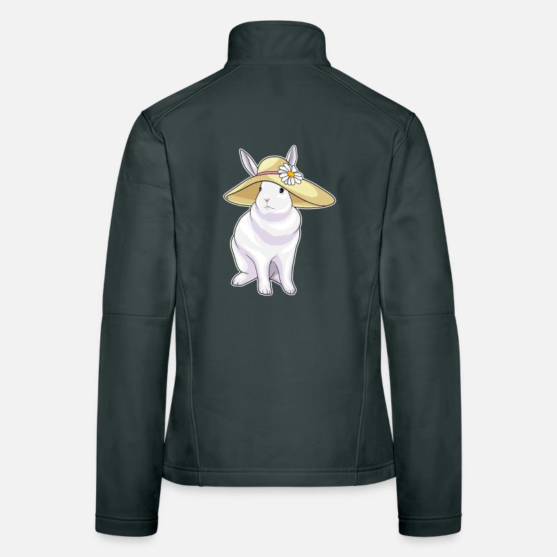 Hase Gänseblümchen Frauen Softshelljacke