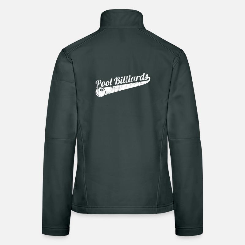 Pool-Billard Frauen Softshelljacke
