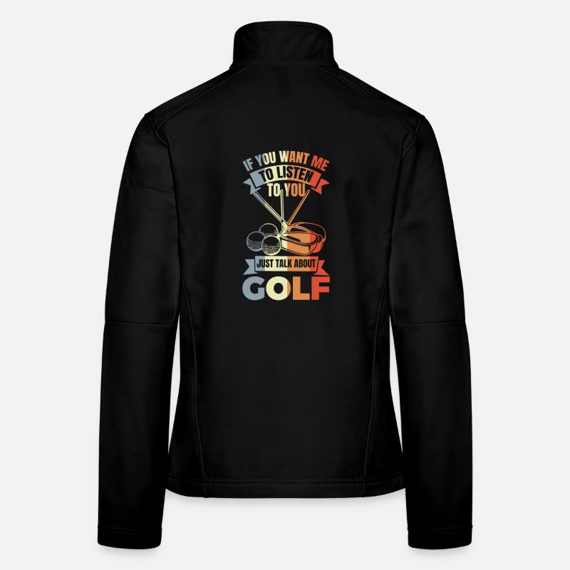 Bester Golfer Witz Frauen Softshelljacke