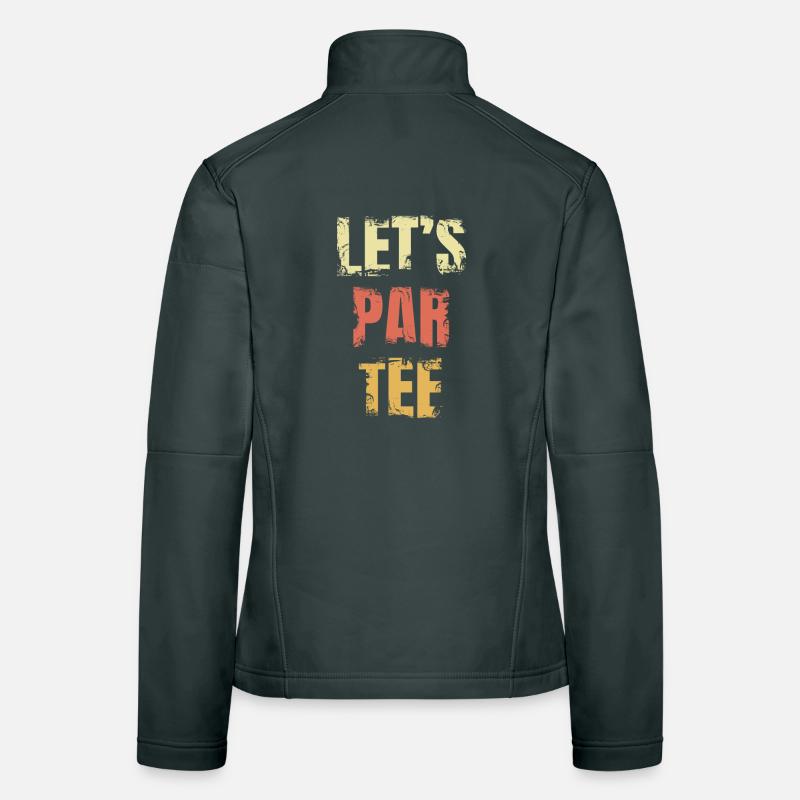 Golf lover joke Women's Softshell Jacket