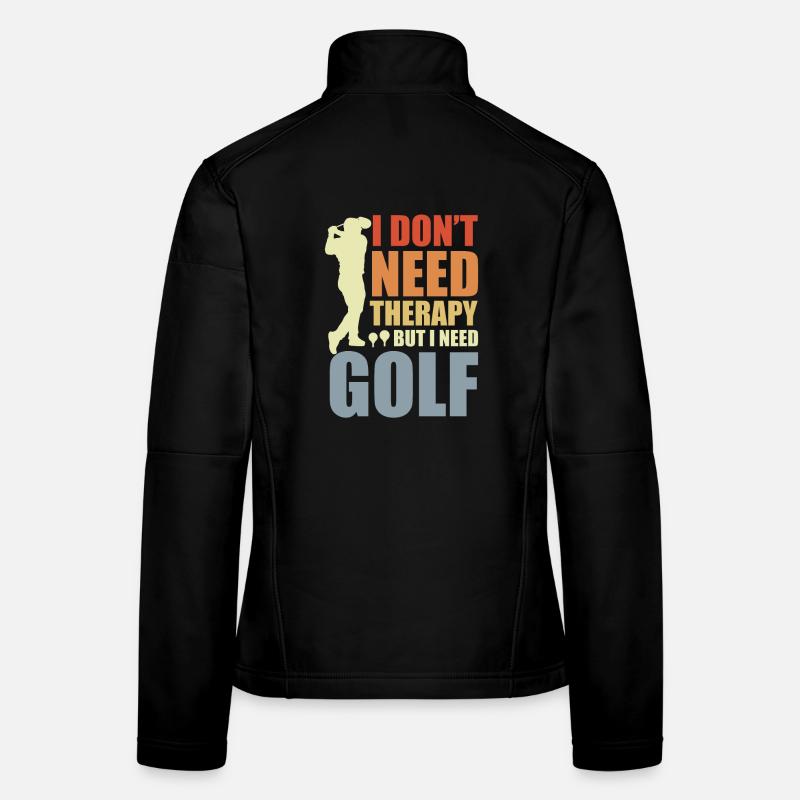 Lustiger Golf Witz Frauen Softshelljacke