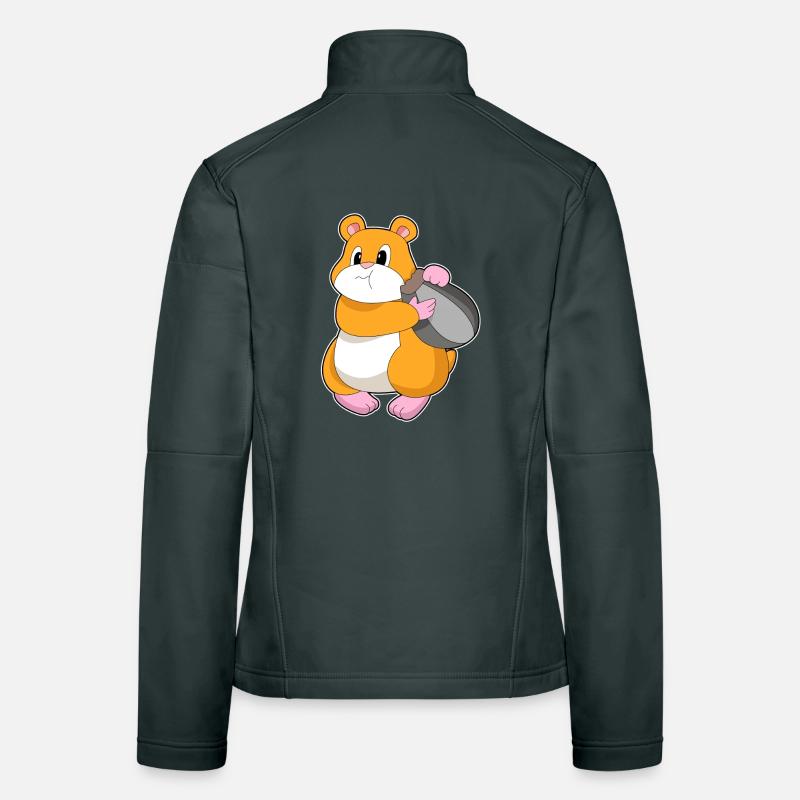 Graines de hamster Veste en tissu softshell Femme