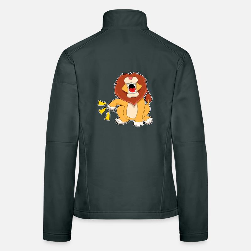 Ongle de douleur de Lion Veste en tissu softshell Femme