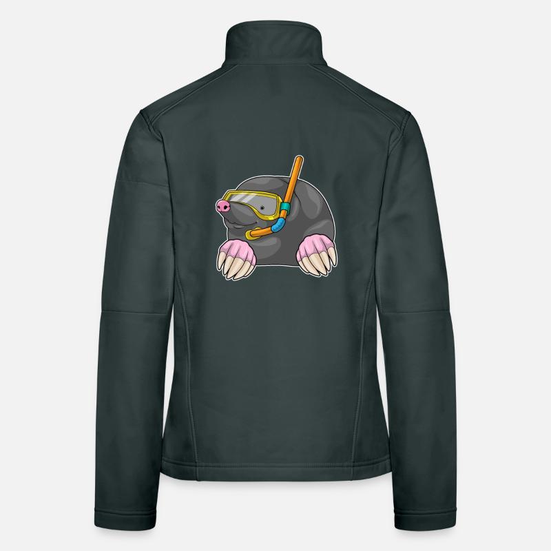Mole Diver Snorkel Veste en tissu softshell Femme