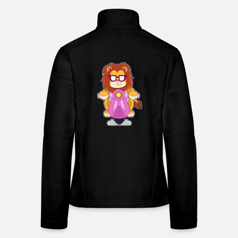 Löwe Motorroller Frauen Softshelljacke