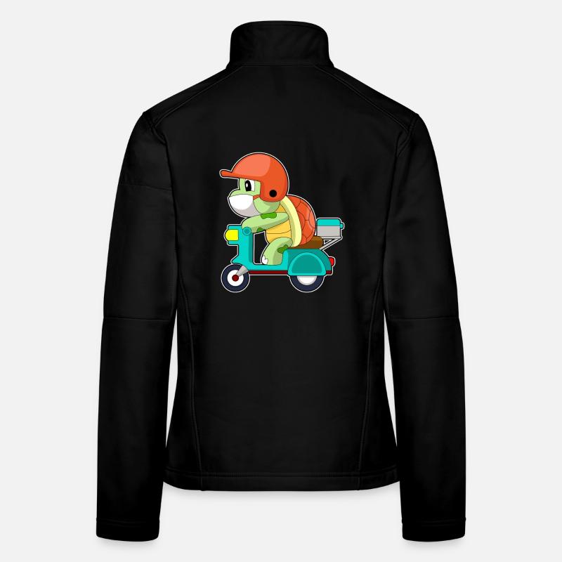 Turtle Scooter Women's Softshell Jacket