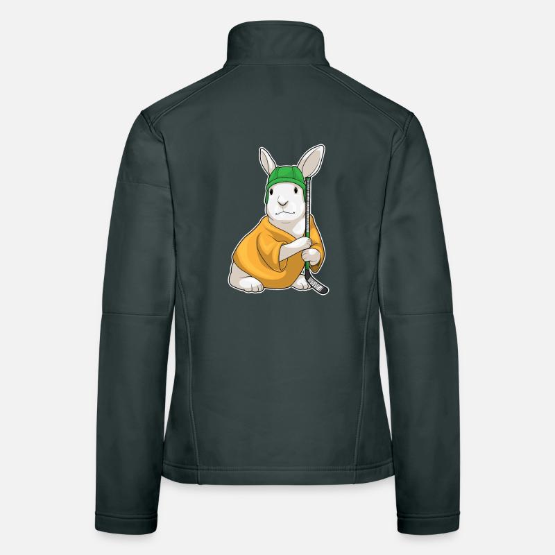 Bâtons de hockey sur glace Rabbit Veste en tissu softshell Femme
