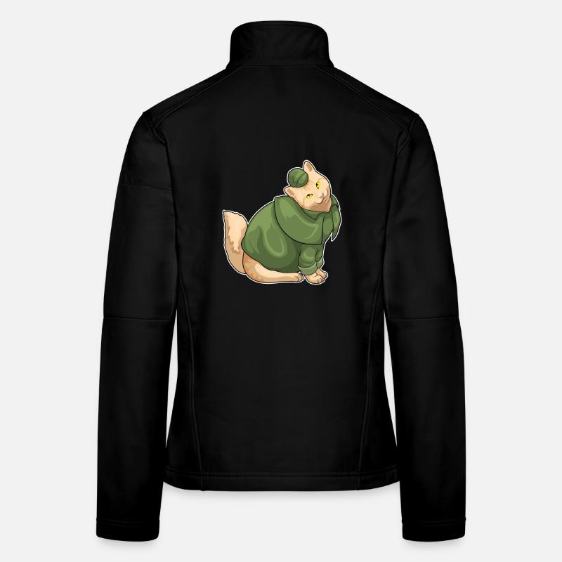 Détective de chat Veste en tissu softshell Femme