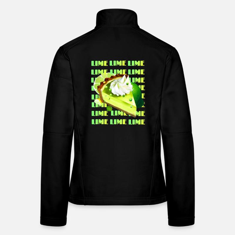 Tarte au citron vert clé Veste en tissu softshell Femme