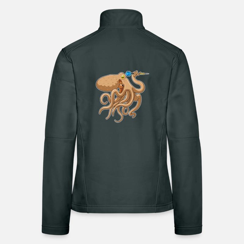 Octopus Dart Dart Veste en tissu softshell Femme