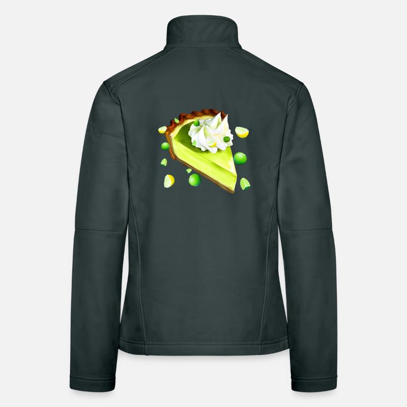 Lime Cake Piece Key Lime Pie Women's Softshell Jacket