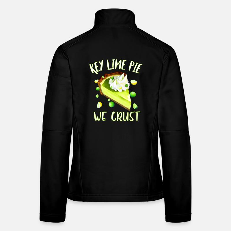 Key Lime Pie we crust - Frauen Softshelljacke - Schwarz
