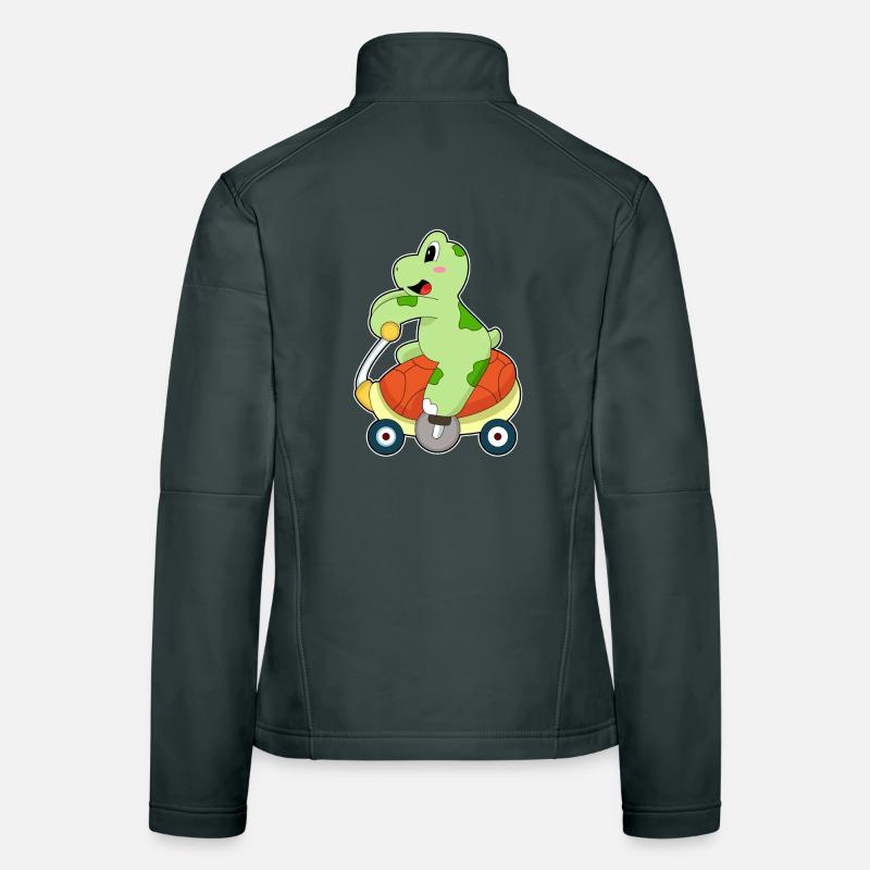 Turtle Bicycle Women's Softshell Jacket