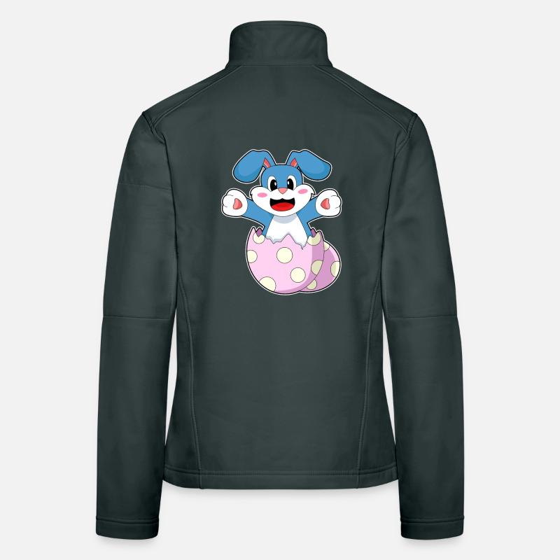 Oeuf de lapin Veste en tissu softshell Femme