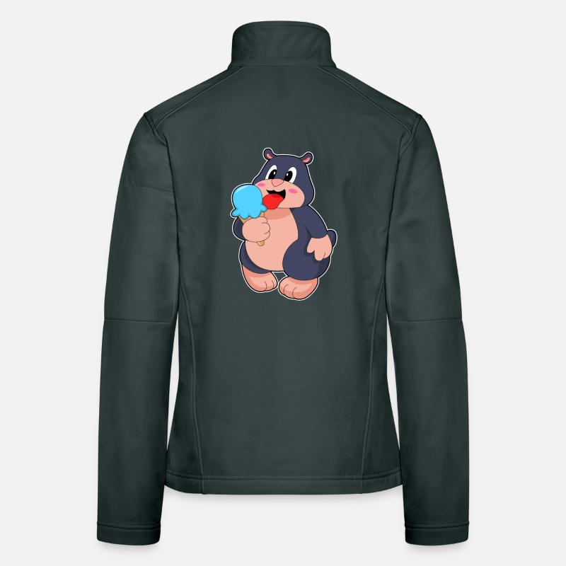 Mole Waffle Ice Cream Women's Softshell Jacket