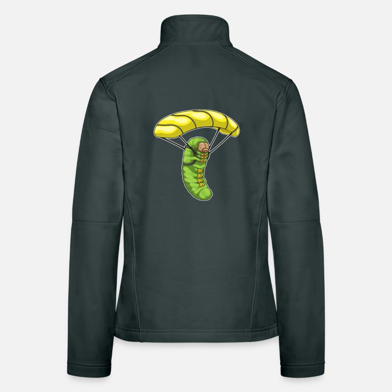 Raupe Fallschirm Frauen Softshelljacke