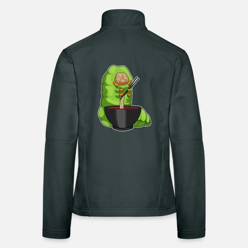 Cuisinière chenille cuisinière cuisinière de ramen Veste en tissu softshell Femme