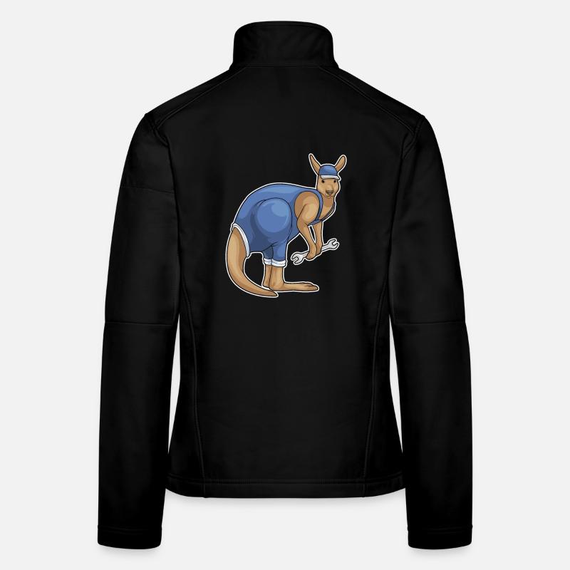 Kangaroo Mechanic Wrench Workshop Women's Softshell Jacket