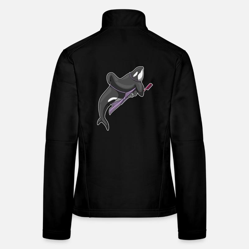 Peigne de coiffeur pour orques Veste en tissu softshell Femme