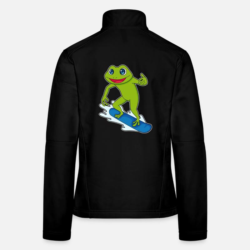 Frog Snowboarder Snowboard Veste en tissu softshell Femme