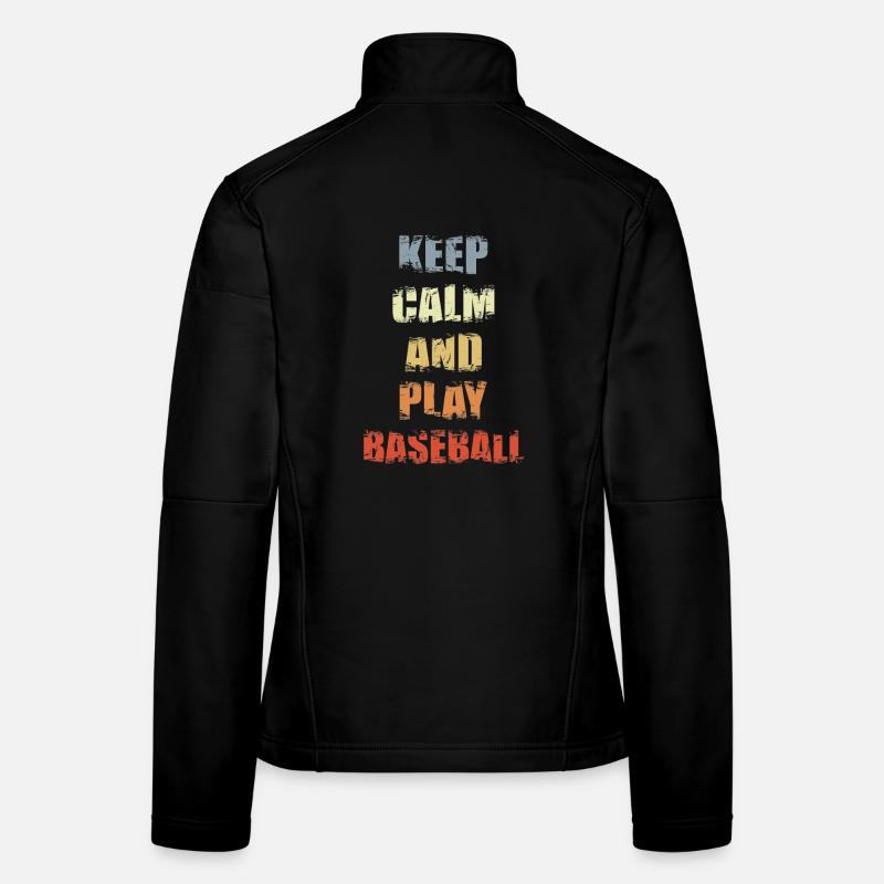 Baseball slogan Women's Softshell Jacket