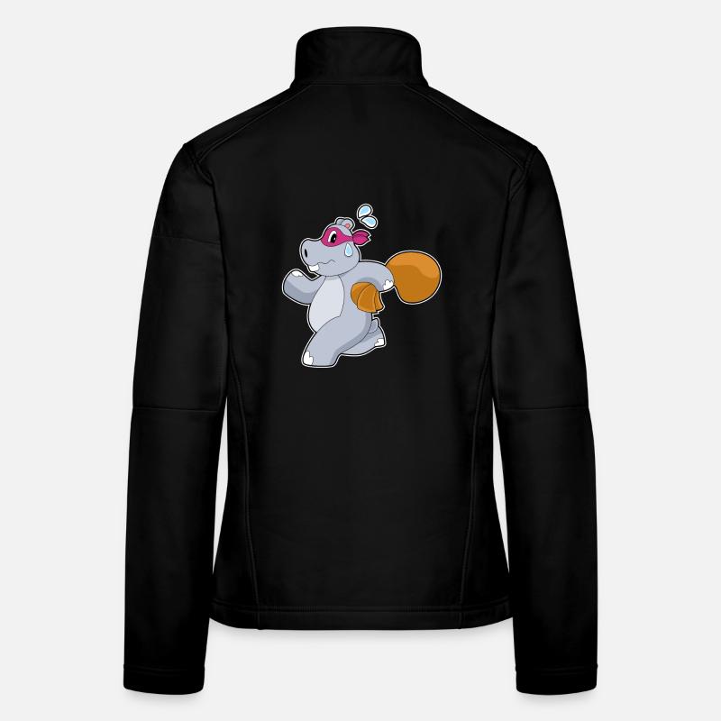 Nilpferd Bandit Geldsack Frauen Softshelljacke