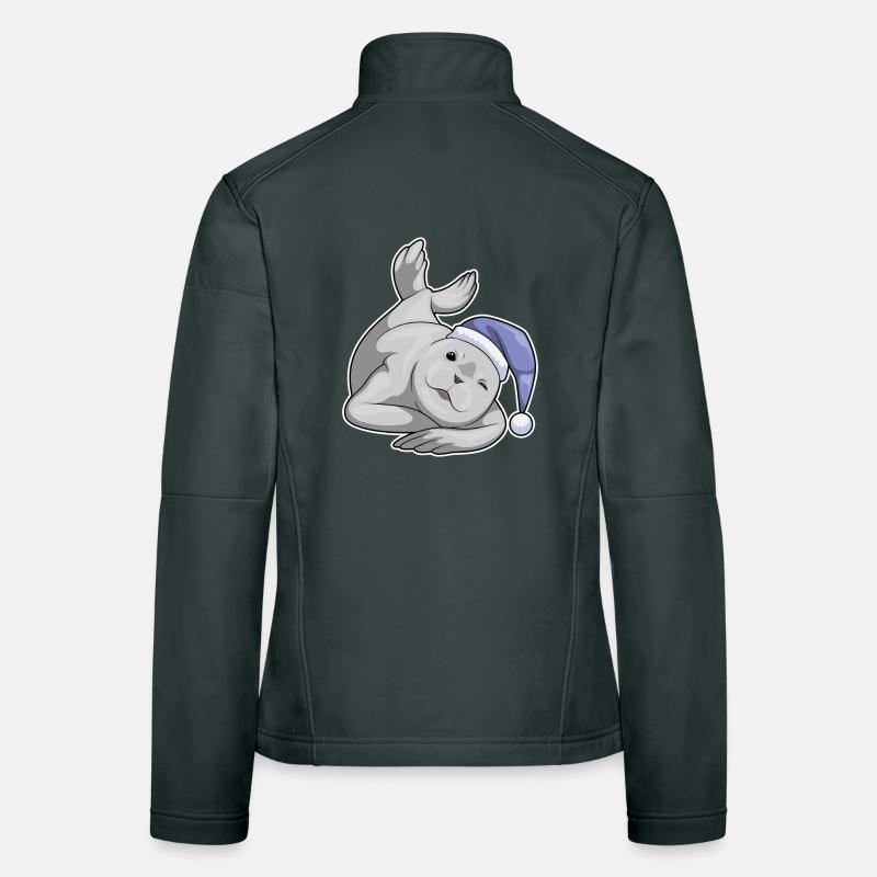 Bonnet de nuit Seal Sleeping Veste en tissu softshell Femme