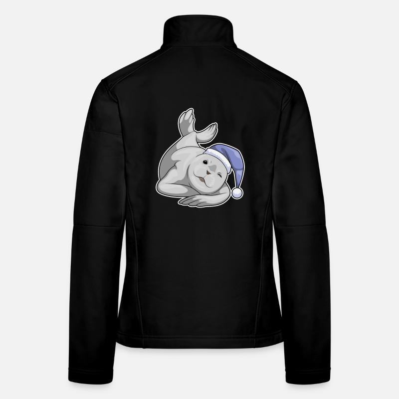 Bonnet de nuit Seal Sleeping Veste en tissu softshell Femme