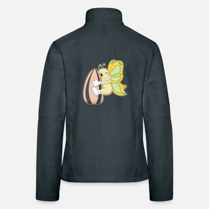 Graines de papillon Veste en tissu softshell Femme