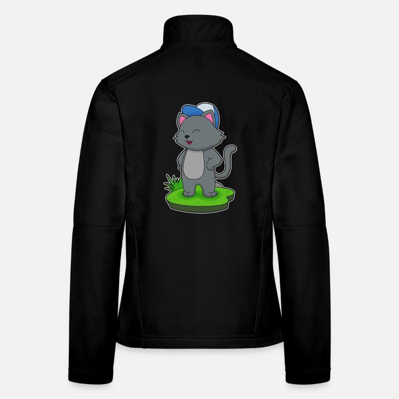 École de casquette étudiante Cat Veste en tissu softshell Femme