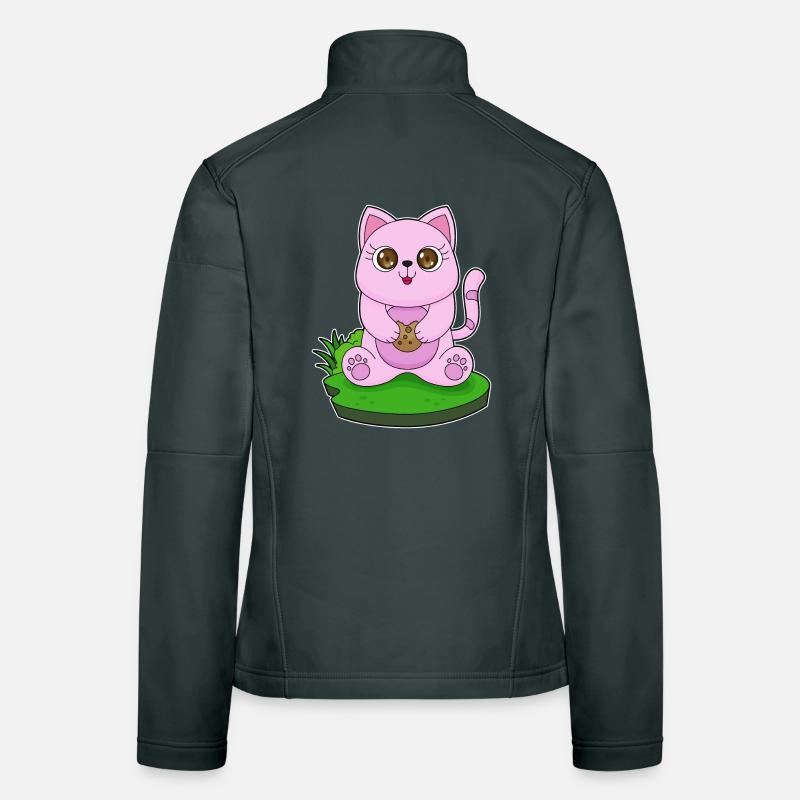 Katze Cookie Frauen Softshelljacke