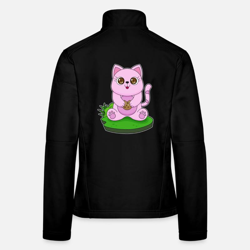 Katze Cookie Frauen Softshelljacke
