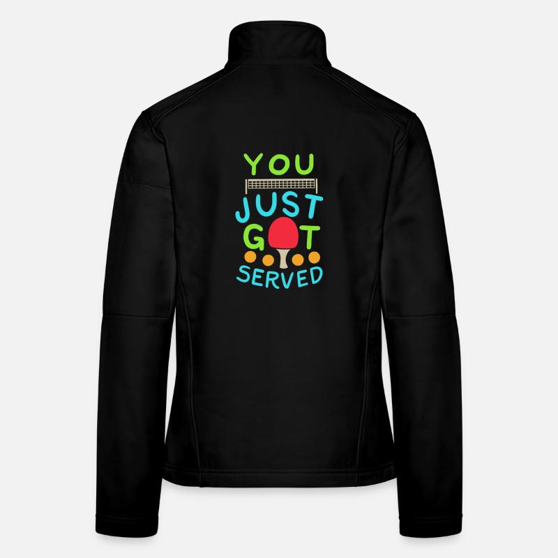 Table tennis joke Women's Softshell Jacket