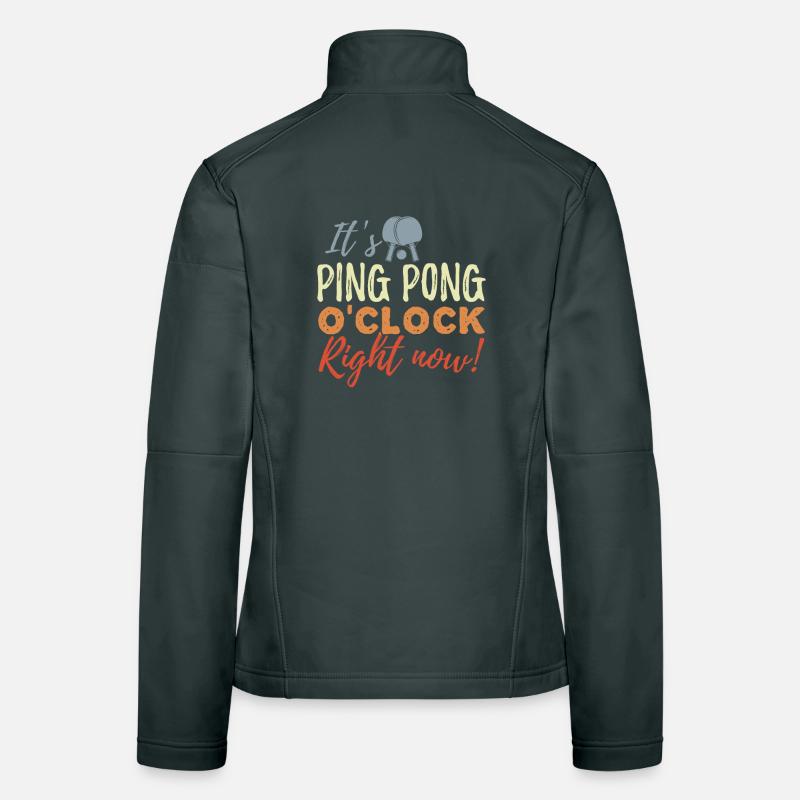 Ping Pong Time Women's Softshell Jacket
