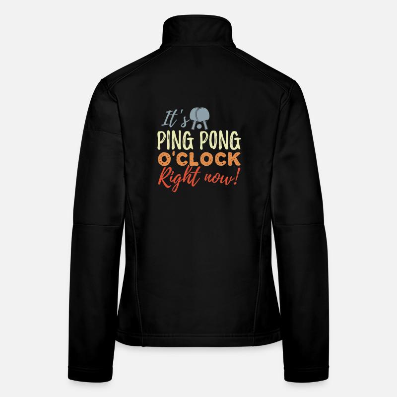 Temps de ping-pong Veste en tissu softshell Femme