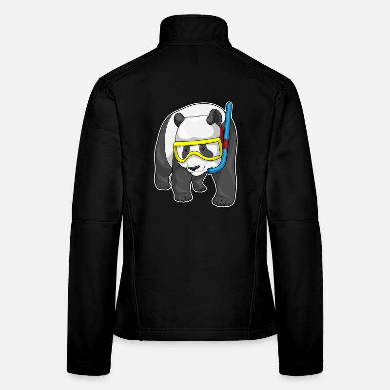 Plongée en apnéa Panda Diver Veste en tissu softshell Femme