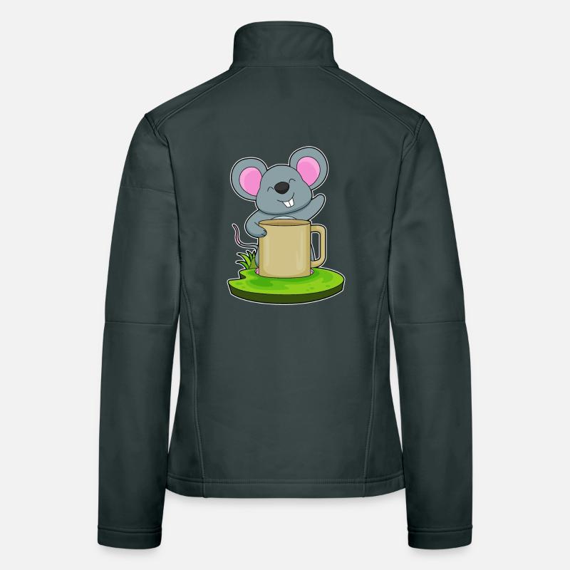 Mouse Mug Women's Softshell Jacket
