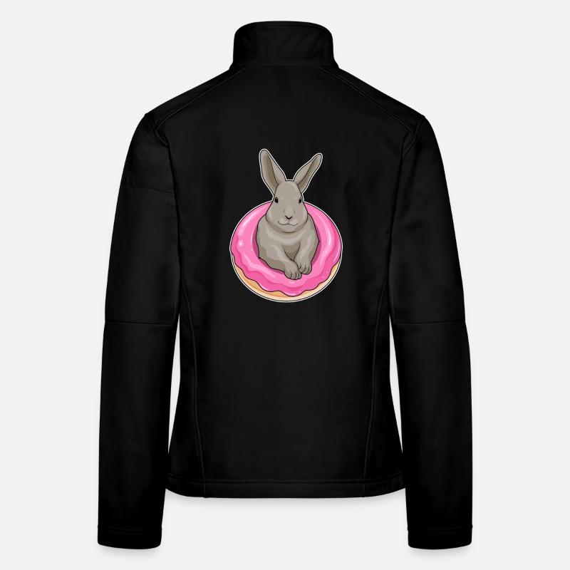 Hase Donut Frauen Softshelljacke