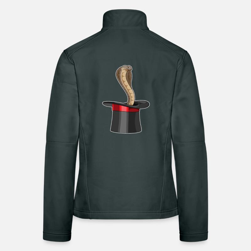 Cylindre Snake Wizard Veste en tissu softshell Femme