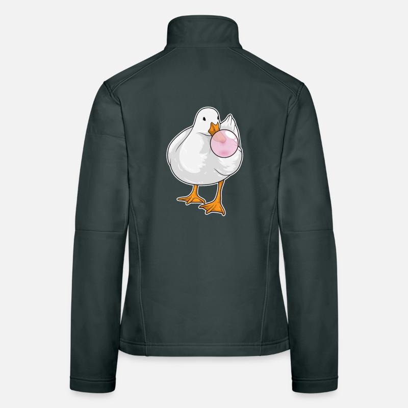 Gomme à mâcher de canard Veste en tissu softshell Femme
