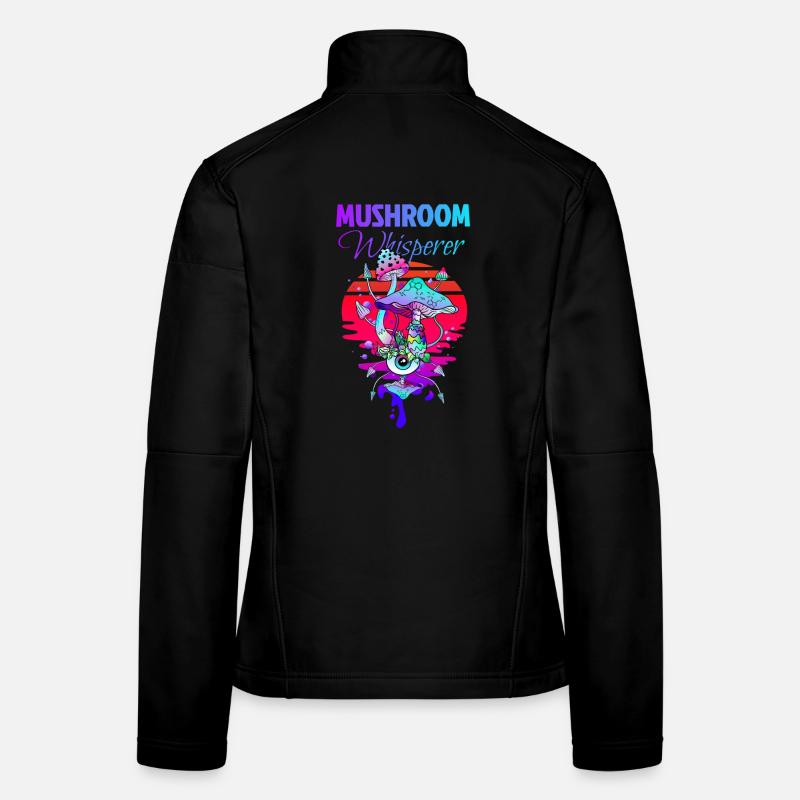 Mushroom Whisperer Magic Mushrooms Women's Softshell Jacket