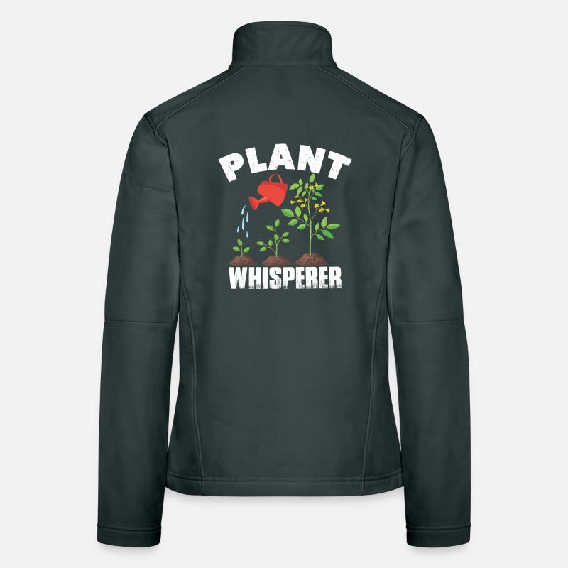 Pflanzen flüstern Garten Gartengärtner Gartenarbeit Frauen Softshelljacke
